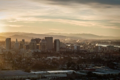 Oakland Mountains at Dawn Oakland Mountains at Dawn